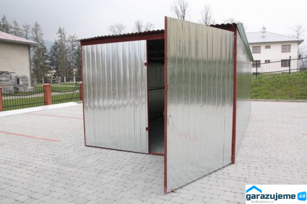 START 001 - plechová garáž 3 x 5 m