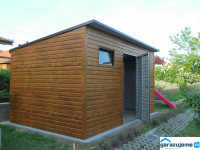 WOOD Z004 - zahradní domek z plechu v dekoru dřeva 3 x 5 m-4